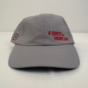 OrangeTheory Fitness Cap A Quest For More Life Gray Embroidered Logo Adjustable